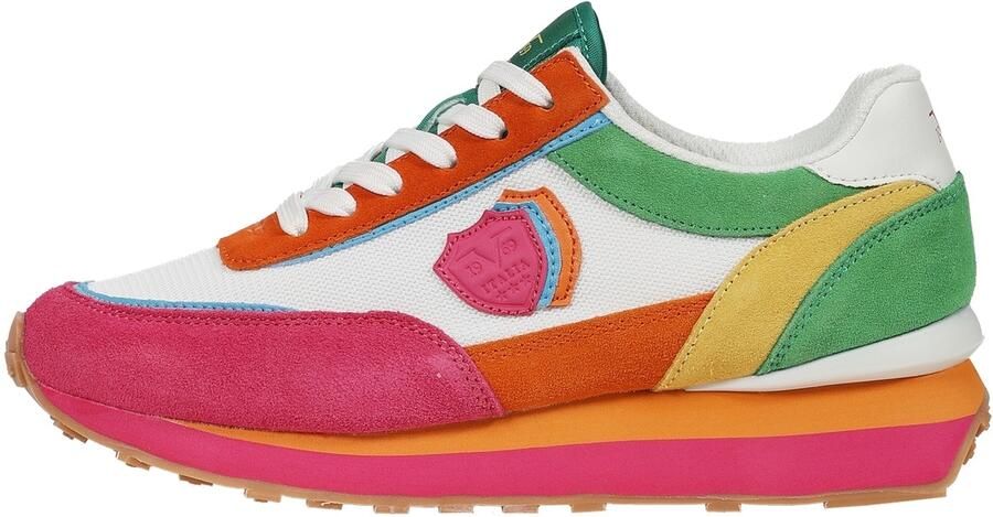 19V69 ITALIA Sneakers laag 'Venezia 2.1' geel groen pink wit