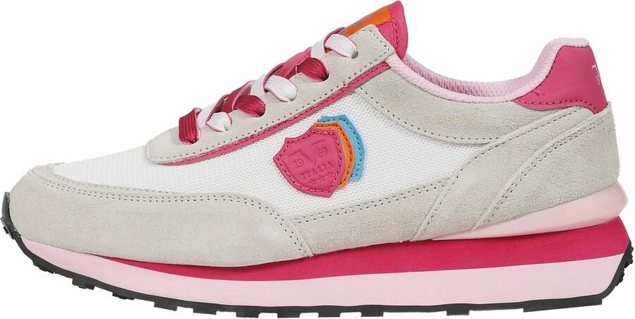 19V69 ITALIA Sneakers laag 'VENEZIA 2.1' grijs pink rosa wit