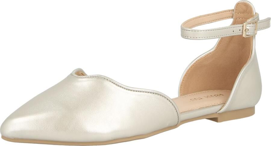 ABOUT YOU Ballerina met riempjes 'Dilana' goud