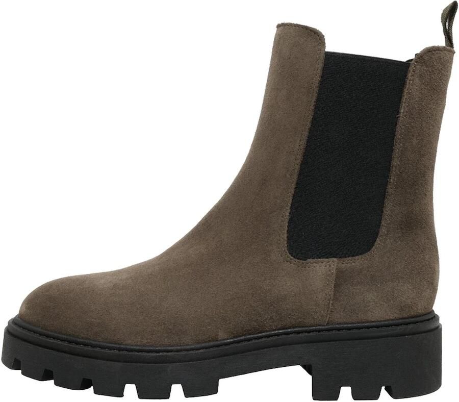 ABOUT YOU Chelsea boots 'Ecrin' kaki zwart