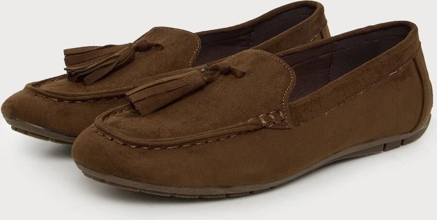 ABOUT YOU Mocassins 'Alara' donkerbruin - Foto 4