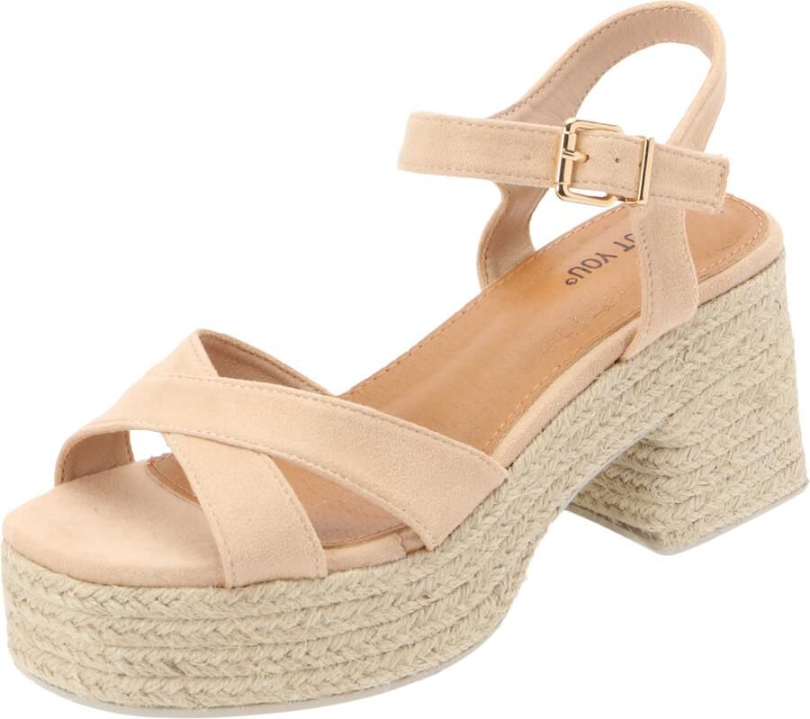ABOUT YOU Sandaal 'Alina' nude