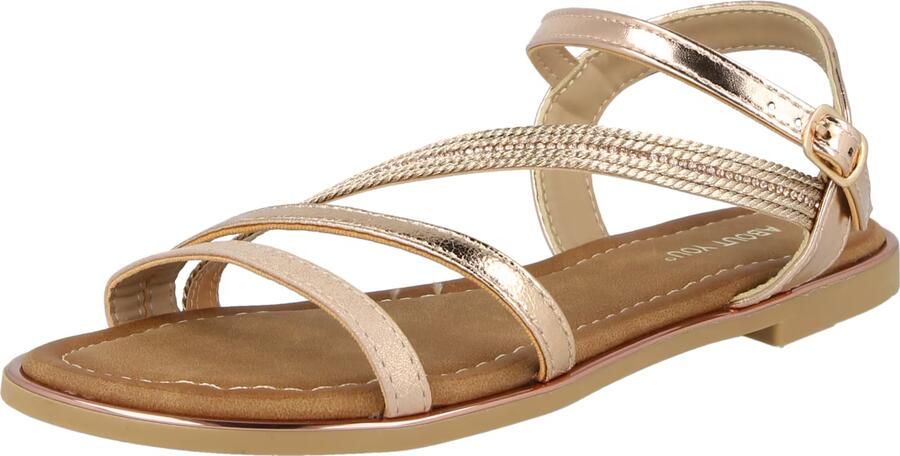 ABOUT YOU Sandaal 'Joana' champagne lichtbruin