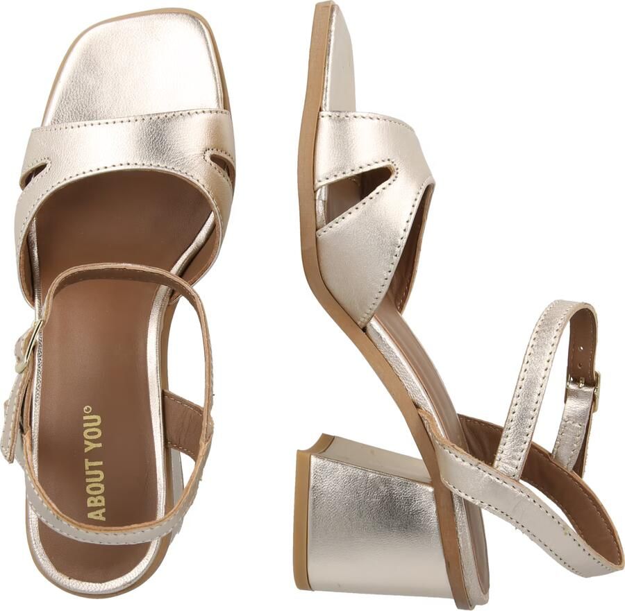 ABOUT YOU Sandalen met riem 'Ceylin' goud - Foto 2