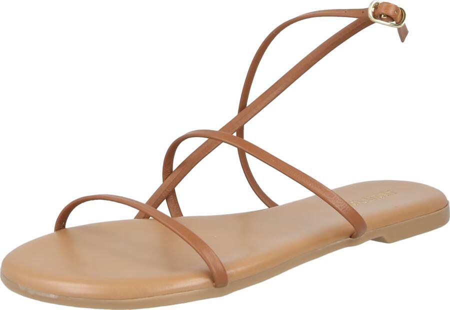 ABOUT YOU Sandalen met riem 'Dana' cognac