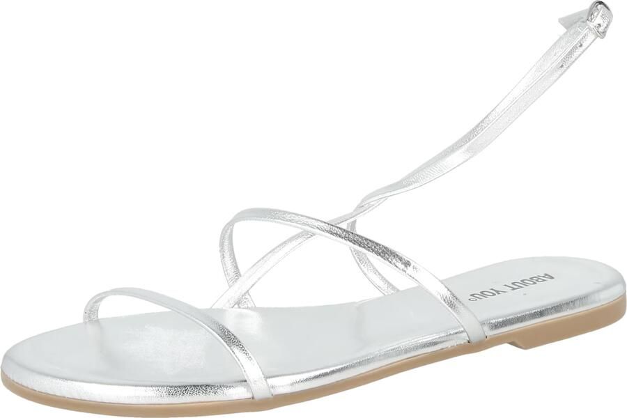 ABOUT YOU Sandalen met riem 'Dana' zilver