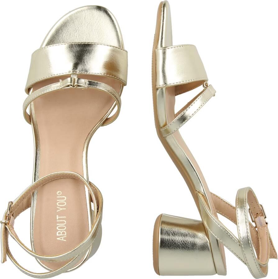 ABOUT YOU Sandalen met riem 'Eda' goud - Foto 2