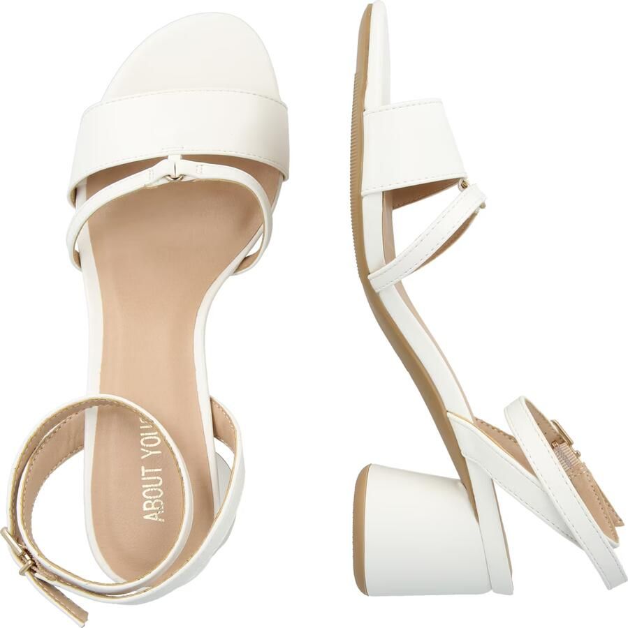 ABOUT YOU Sandalen met riem 'Eda' wit - Foto 2