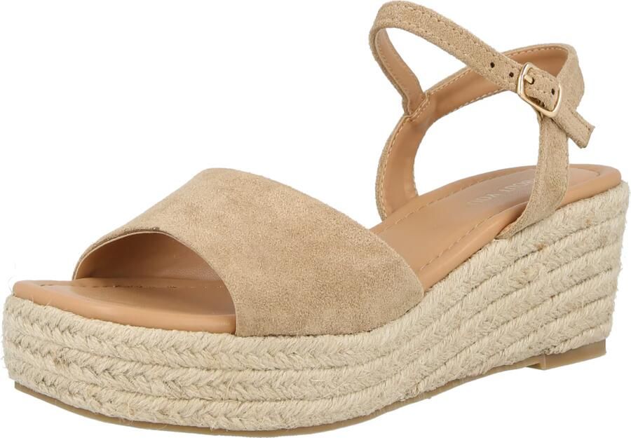 ABOUT YOU Sandalen met riem 'Fenja' mokka