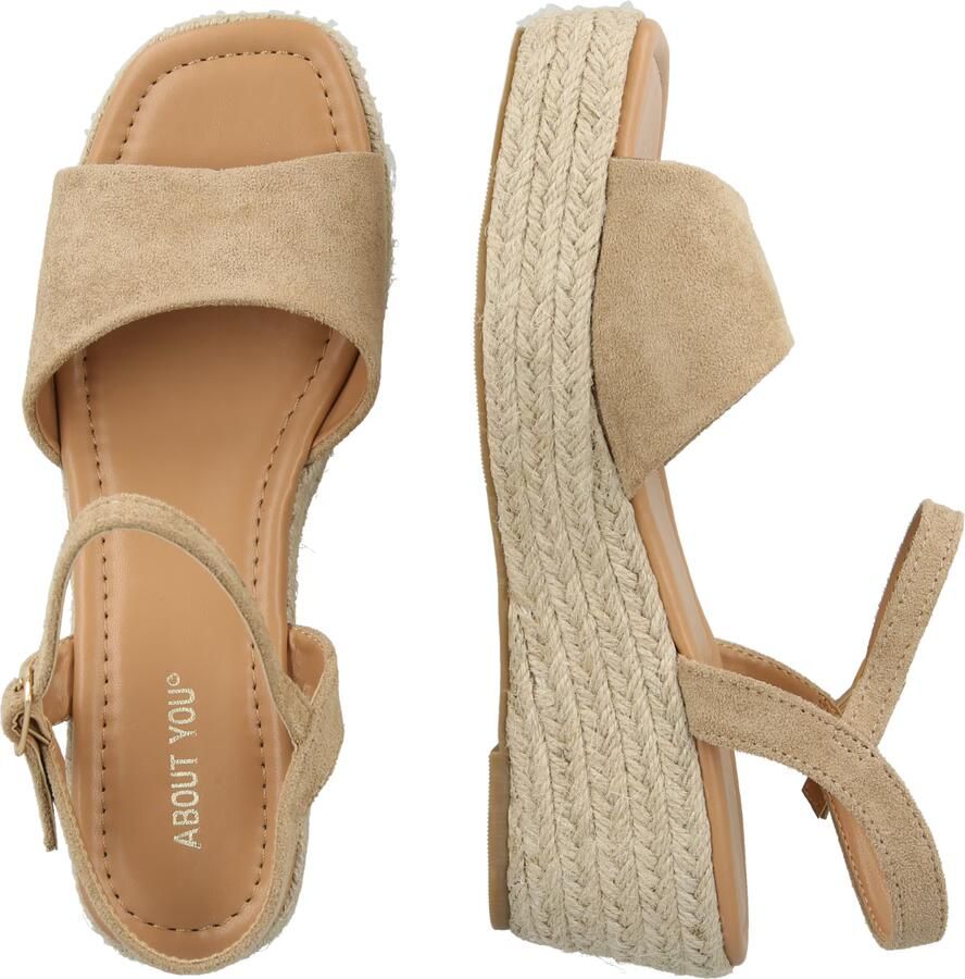 ABOUT YOU Sandalen met riem 'Fenja' mokka - Foto 2