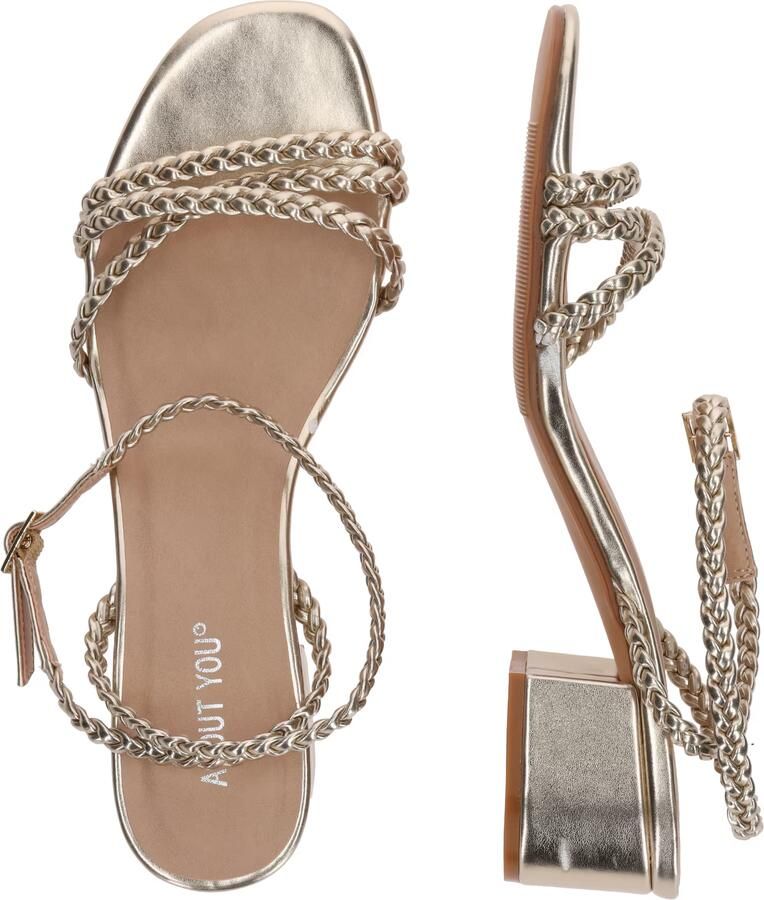 ABOUT YOU Sandalen met riem 'Madita' goud - Foto 2