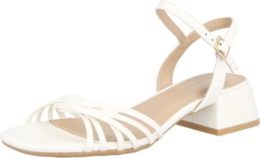 ABOUT YOU Sandalen met riem 'Samia' wit