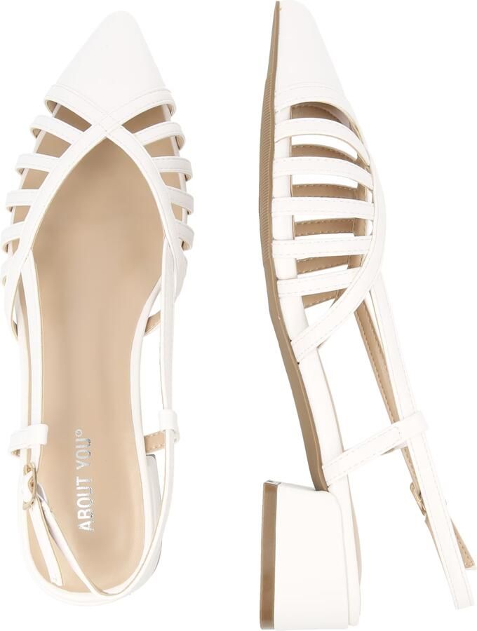 ABOUT YOU Slingpumps 'Cosima' wit - Foto 2