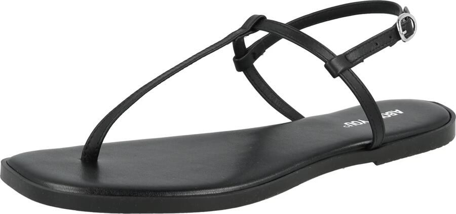 ABOUT YOU Teenslipper 'Cassandra' zwart