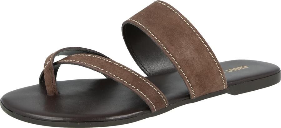 ABOUT YOU Teenslipper 'Chayenne' bruin