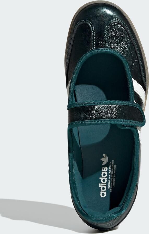 ADIDAS ORIGINALS Ballerina met riempjes 'Samba' donkergroen wit - Foto 7