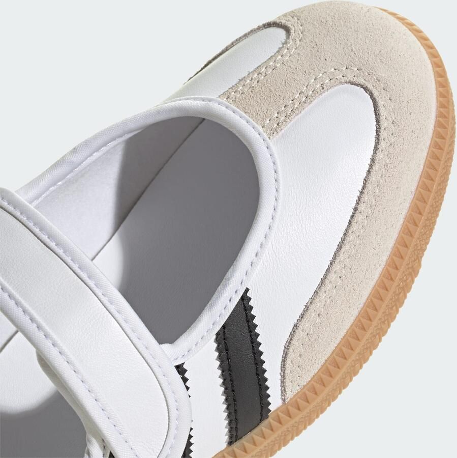 ADIDAS ORIGINALS Ballerina met riempjes 'Samba' zwart wit offwhite - Foto 4