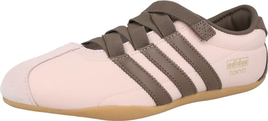 ADIDAS ORIGINALS Ballerina met riempjes 'Tokyo MJ' bruin goud rosa
