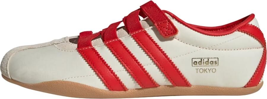 ADIDAS ORIGINALS Ballerina met riempjes 'Tokyo' rood wit