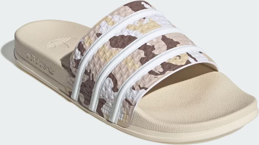 ADIDAS ORIGINALS Muiltjes 'Adilette' lichtbeige chocoladebruin mokka wit - Foto 6