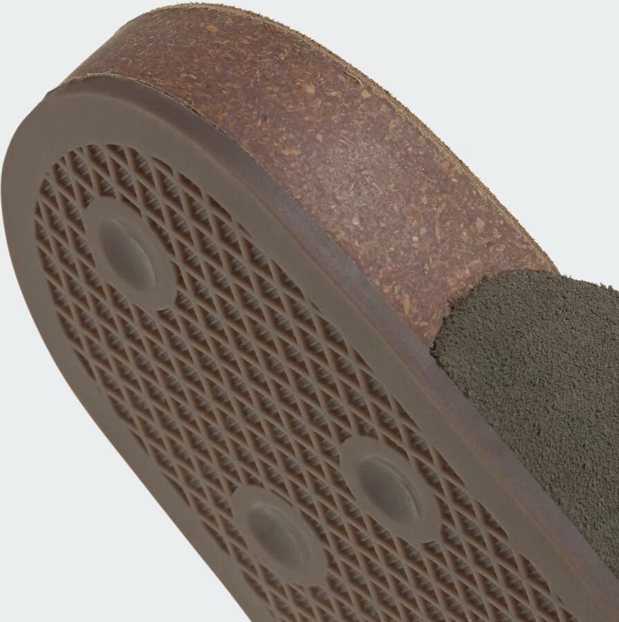 Adidas Adimule Slides Slippers en Sandalen Groen Leer - Foto 3