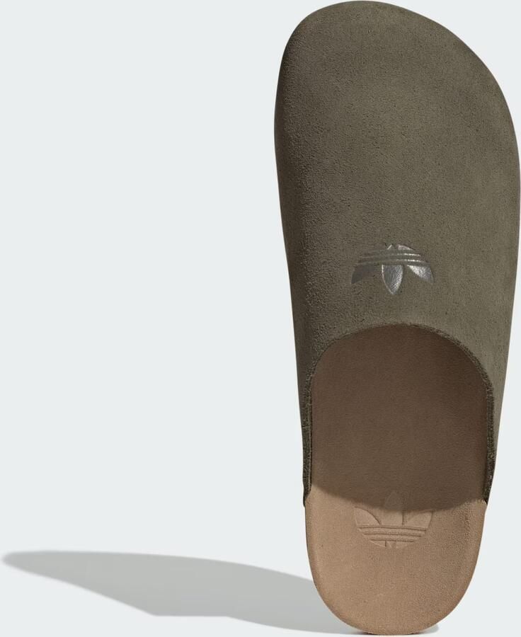 Adidas Adimule Slides Slippers en Sandalen Groen Leer - Foto 4