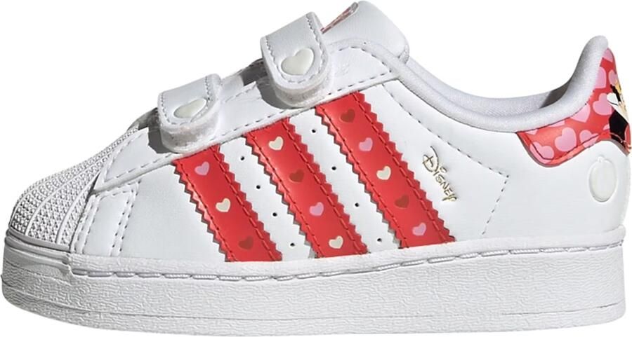 ADIDAS ORIGINALS Sneakers 'Adidas Disney Superstar' rosa knalrood wit - Foto 2