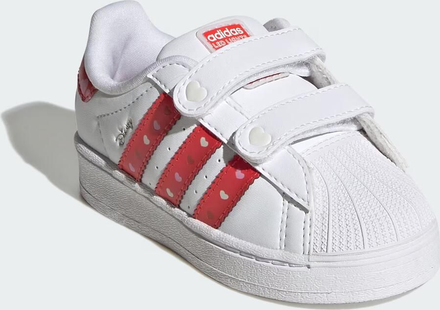 ADIDAS ORIGINALS Sneakers 'Adidas Disney Superstar' rosa knalrood wit - Foto 6