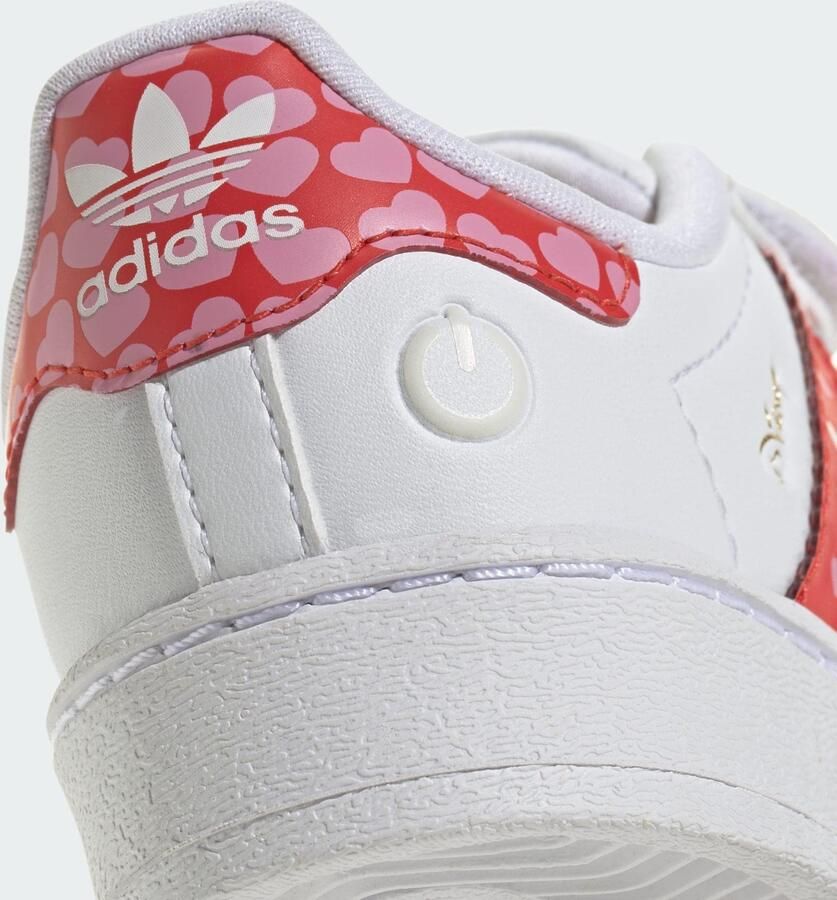ADIDAS ORIGINALS Sneakers 'Adidas Disney Superstar' rosa knalrood wit - Foto 3