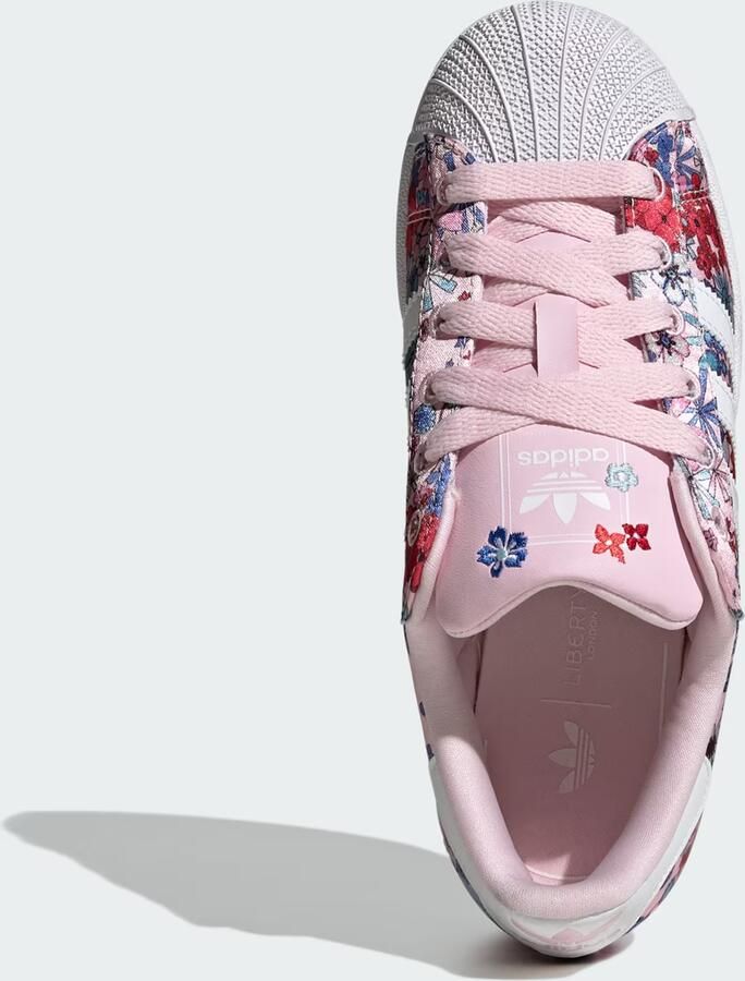 ADIDAS ORIGINALS Sneakers 'Adidas x Liberty London Superstar II' blauw pink rosa wit - Foto 7