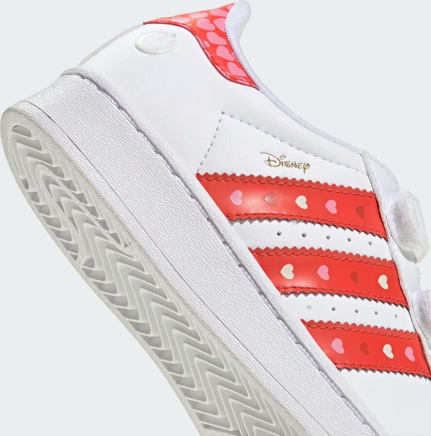ADIDAS ORIGINALS Sneakers 'Disney Superstar LED LIGHTS' rosa rood zwart wit - Foto 3