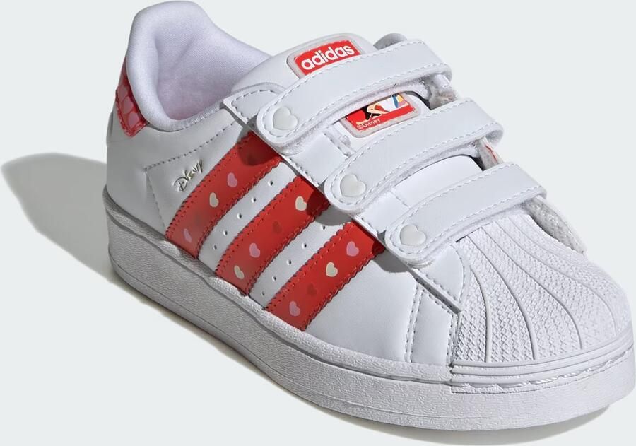 ADIDAS ORIGINALS Sneakers 'Disney Superstar LED LIGHTS' rosa rood zwart wit - Foto 6