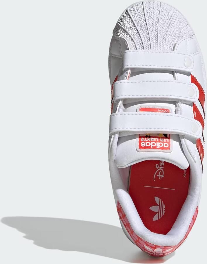ADIDAS ORIGINALS Sneakers 'Disney Superstar LED LIGHTS' rosa rood zwart wit - Foto 5
