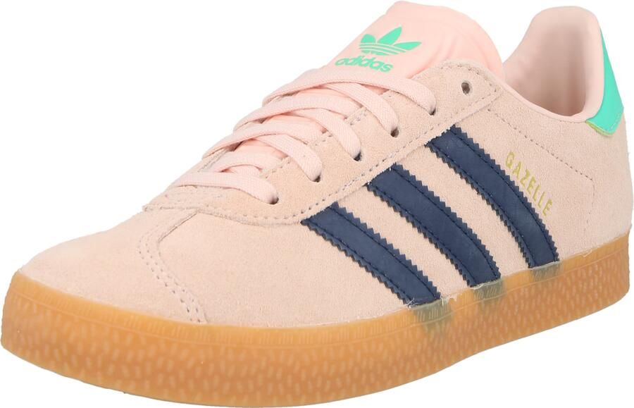 ADIDAS ORIGINALS Sneakers 'GAZELLE' donkerblauw goud lichtgroen rosé - Foto 4
