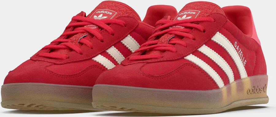 Adidas Originals Gazelle Indoor Jersey Dames Rood- Dames Rood - Foto 6