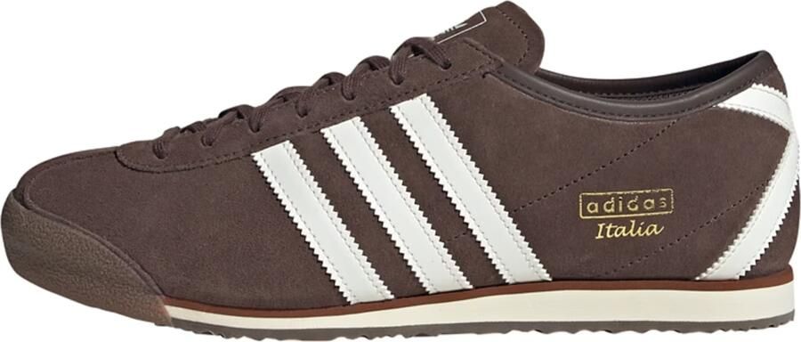 ADIDAS ORIGINALS Sneakers laag 'Italia 70s' chocoladebruin goud wit