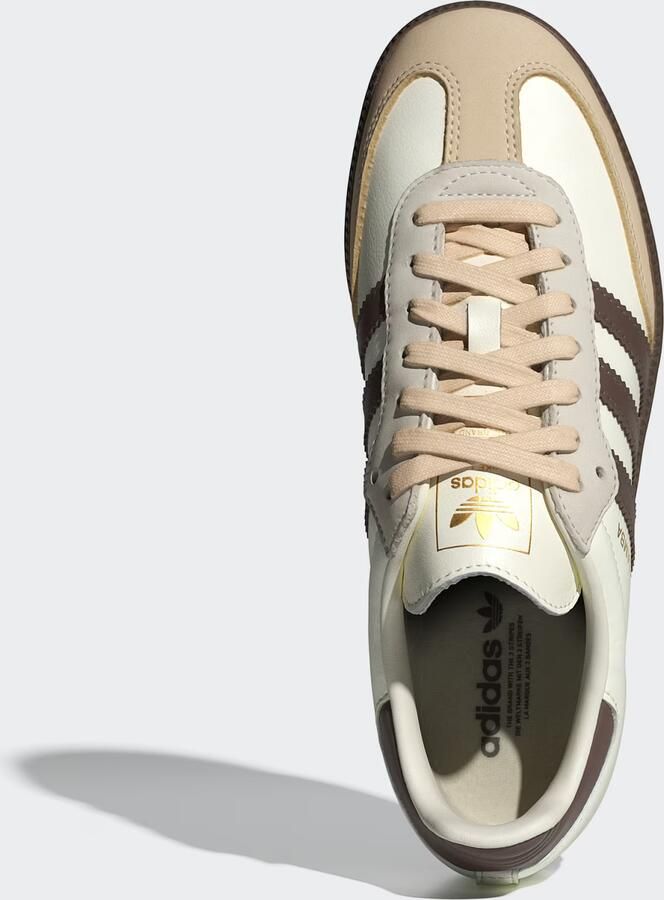 ADIDAS ORIGINALS Sneakers laag 'Samba' beige lichtbeige chocoladebruin wit - Foto 7
