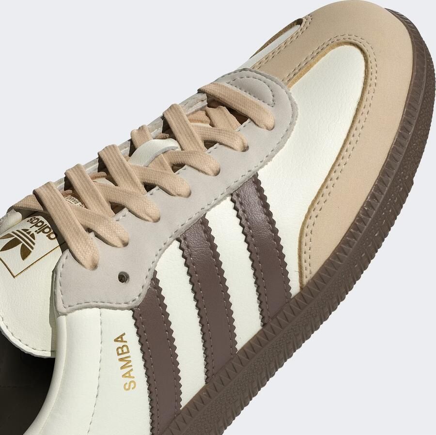 ADIDAS ORIGINALS Sneakers laag 'Samba' beige lichtbeige chocoladebruin wit - Foto 6