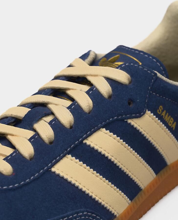 ADIDAS ORIGINALS Sneakers laag 'Samba' chamois donkerblauw goud - Foto 3