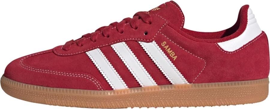 ADIDAS ORIGINALS Sneakers laag 'Samba' donkerrood wit