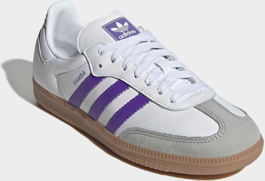 ADIDAS ORIGINALS Sneakers laag 'SAMBA' grijs lila wit - Foto 7