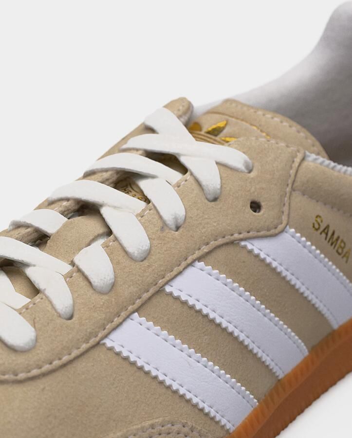 ADIDAS ORIGINALS Sneakers laag 'Samba' kaki wit