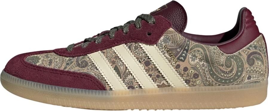ADIDAS ORIGINALS Sneakers laag 'Samba OG X Liberty London' ecru kaki olijfgroen bourgogne