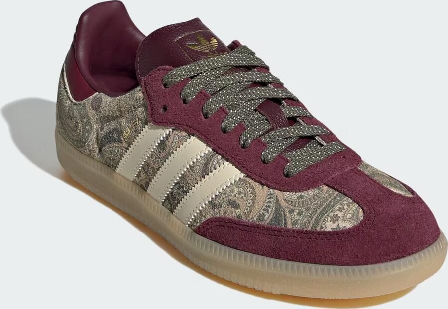 ADIDAS ORIGINALS Sneakers laag 'Samba OG X Liberty London' ecru kaki olijfgroen bourgogne - Foto 3