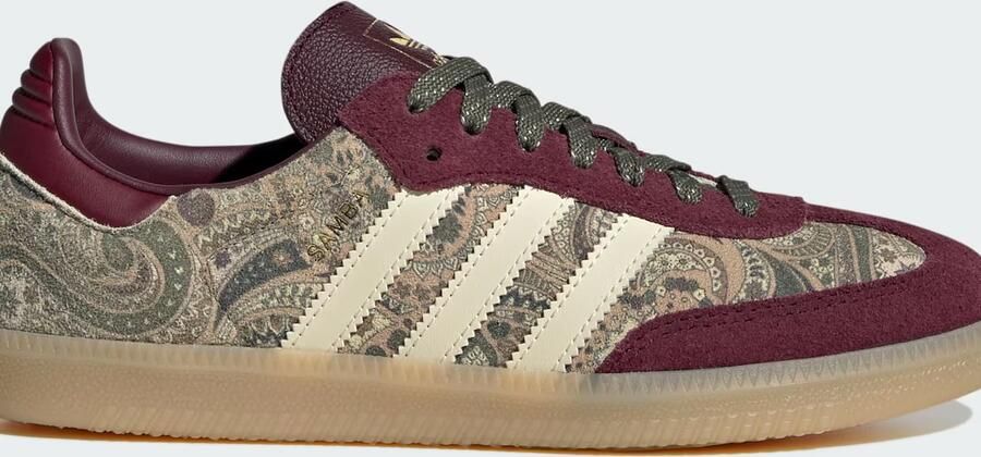 ADIDAS ORIGINALS Sneakers laag 'Samba OG X Liberty London' ecru kaki olijfgroen bourgogne - Foto 7