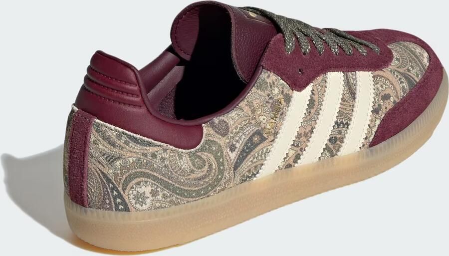 ADIDAS ORIGINALS Sneakers laag 'Samba OG X Liberty London' ecru kaki olijfgroen bourgogne - Foto 6