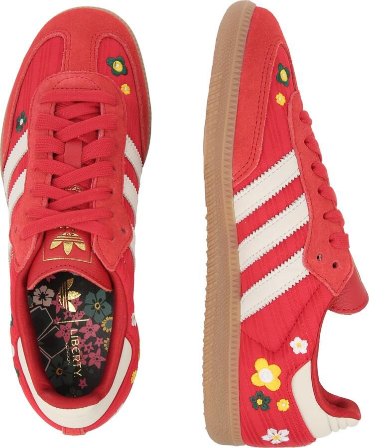 ADIDAS ORIGINALS Sneakers laag 'SAMBA' pasteelgeel donkergroen rood offwhite - Foto 2
