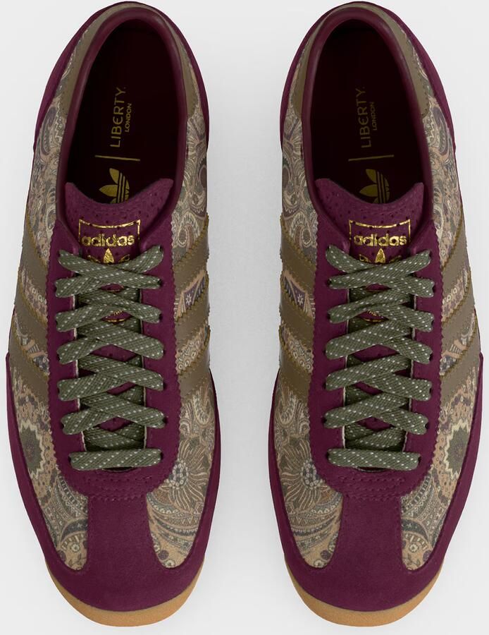 ADIDAS ORIGINALS Sneakers laag 'SL 72 OG X Liberty London' beige aardetinten wijnrood - Foto 4