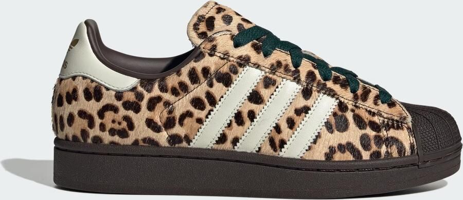 ADIDAS ORIGINALS Sneakers laag 'Superstar II' ivoor cappuccino donkerbruin donkergroen - Foto 3