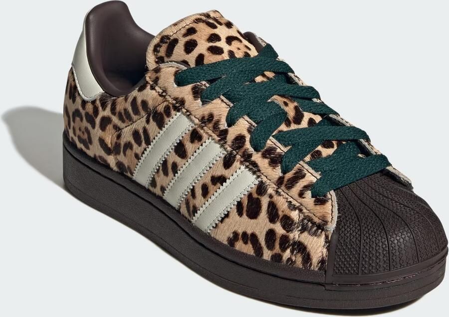 ADIDAS ORIGINALS Sneakers laag 'Superstar II' ivoor cappuccino donkerbruin donkergroen - Foto 8